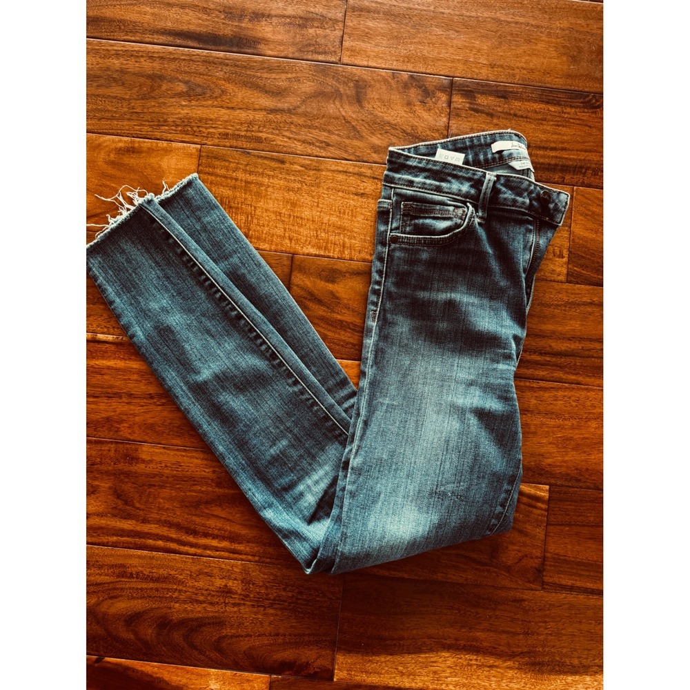Sam Edelman The Stiletto Jeans Womens 26 Blue Excellent High Rise Skinny Ankle